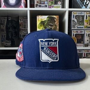 New York Rangers Blue Snapback Hat